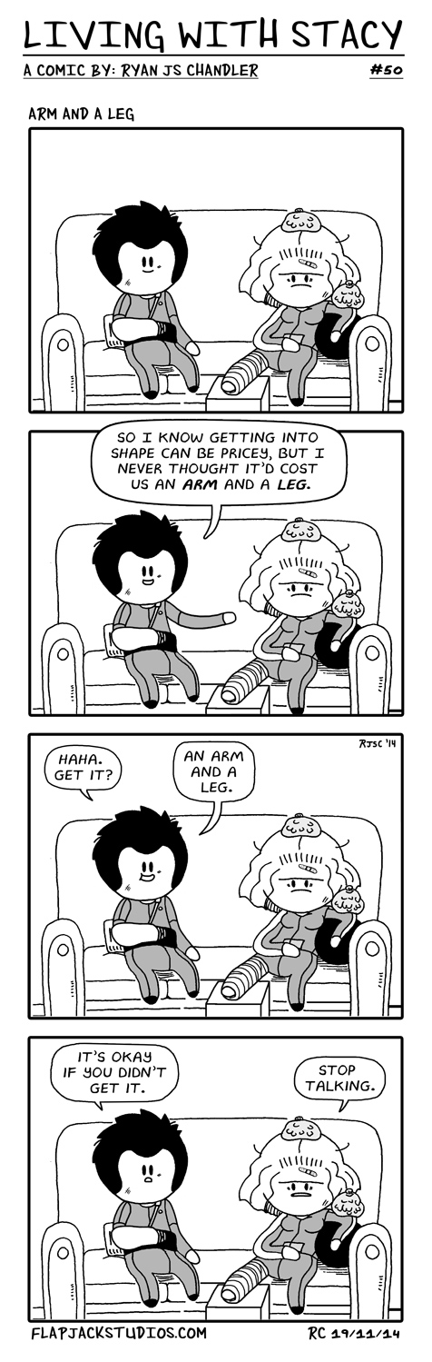 Living With Stacy #50 Arm and a Leg Ryan and Stacy top comics Cute and Adorable