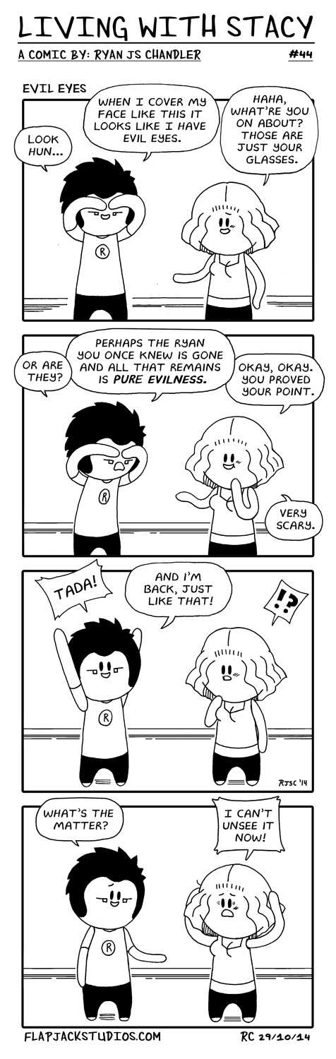 Living With Stacy #41 - Topwebcomic 44 Evil Eyes Ryan and Stacy Cute and Adorable